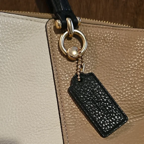 Coach Kacey Satchel TriColor Shoulder Bag - Picture 2 of 5